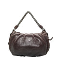 Prada Purple Leather Handbag Shoulder Bag