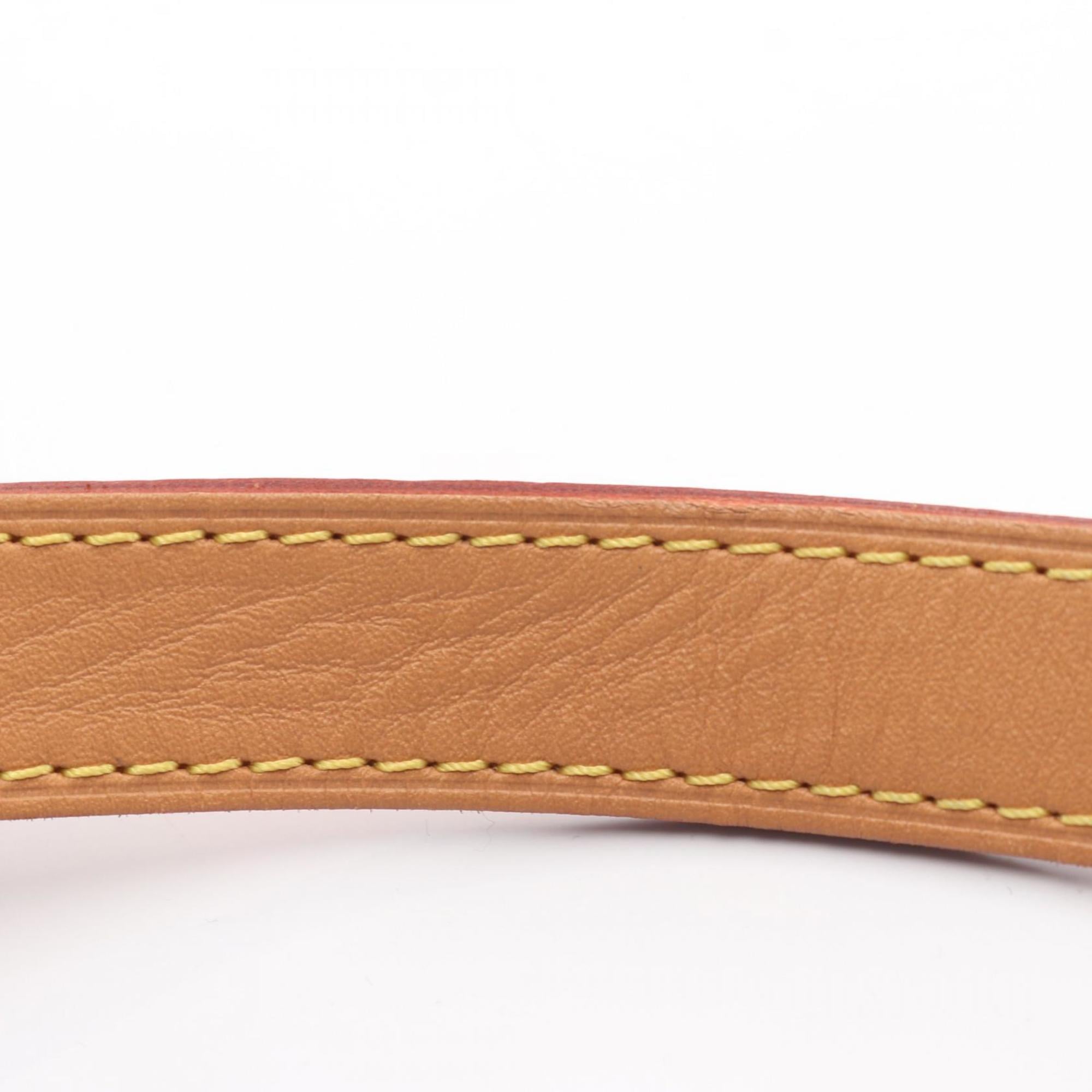 Louis Vuitton Brown Coated Canvas Leather Shoulder Bag