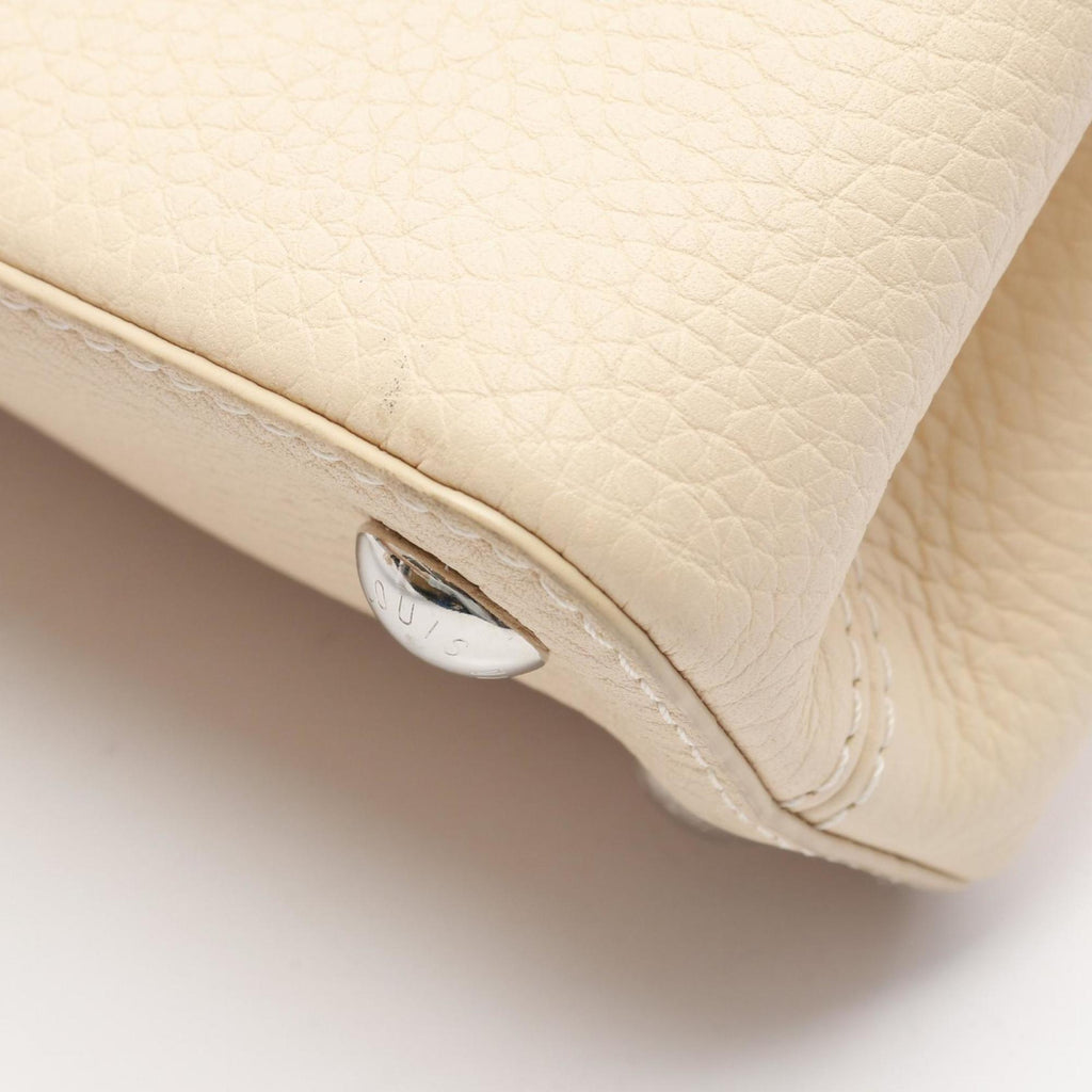 Louis Vuitton Ivory Leather Handbag