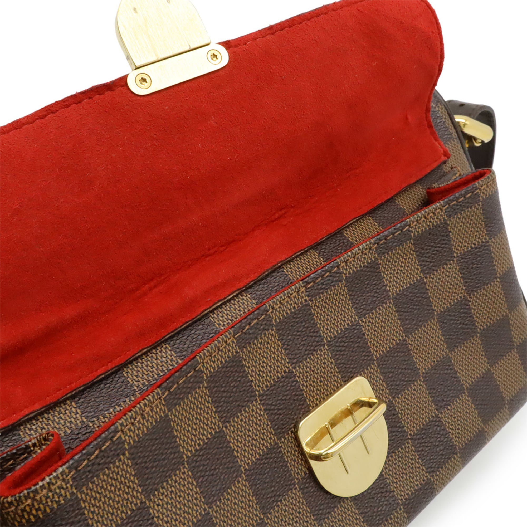 Louis Vuitton Brown Pvc Shoulder Bag