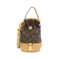 Louis Vuitton Marron Coated Canvas Handbag