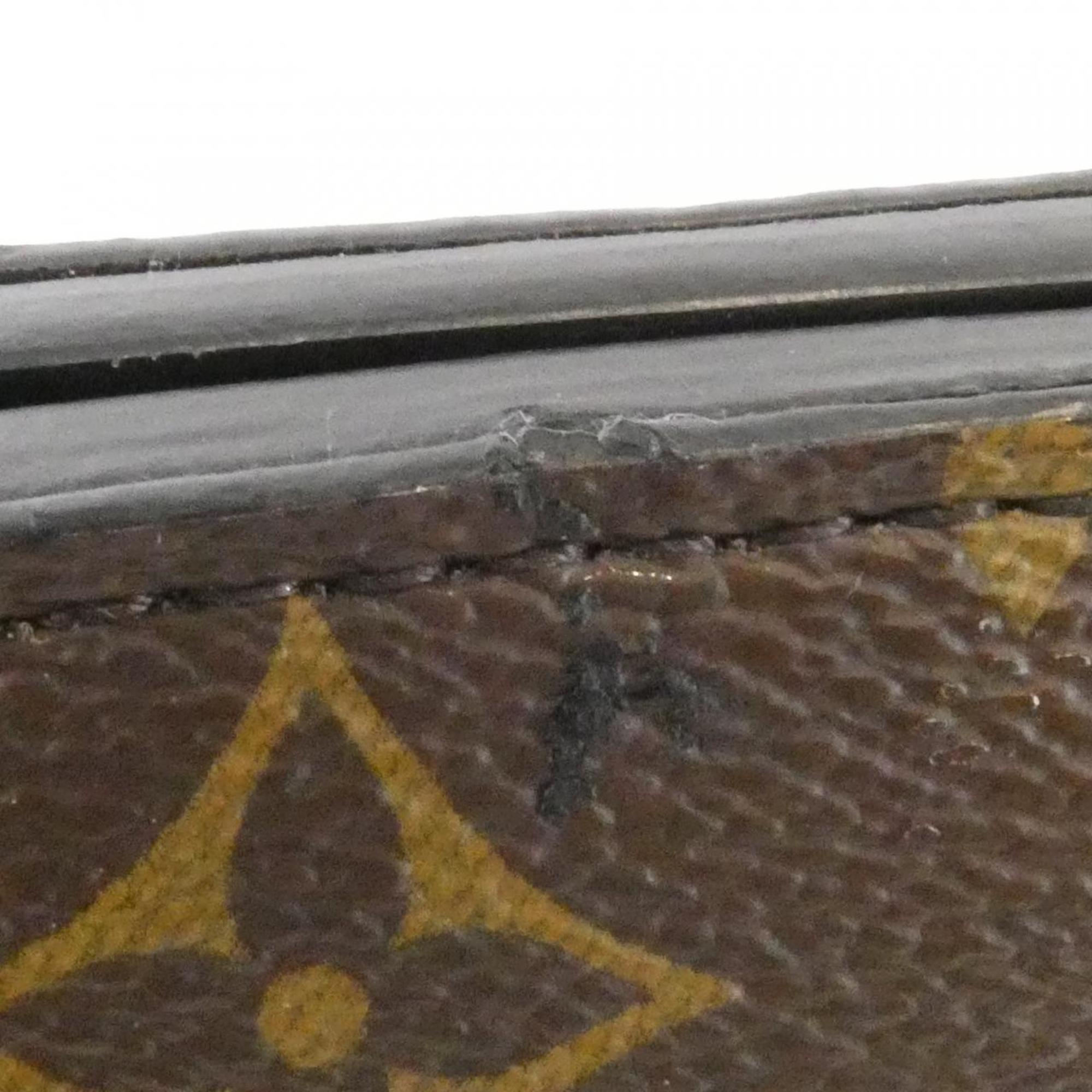 Louis Vuitton Black Coated Canvas Handbag
