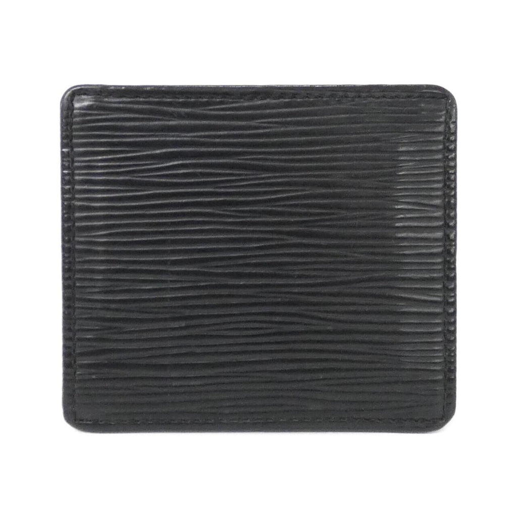 Louis Vuitton Black Leather Coin Purse/Coin Case