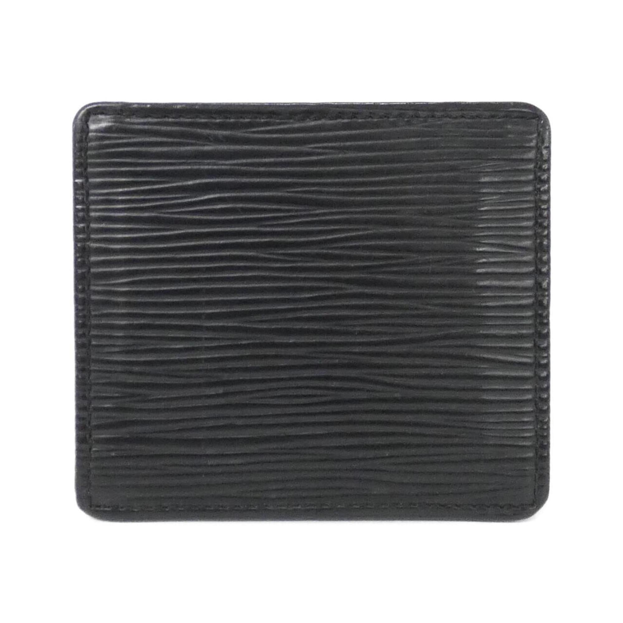 Louis Vuitton Black Leather Coin Purse/Coin Case