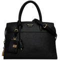 Prada Black Nero Leather Handbag Shoulder Bag