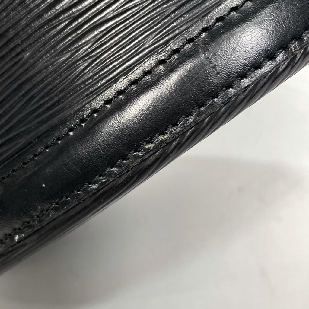 Louis Vuitton Black Noir Epi Leather Shoulder Bag