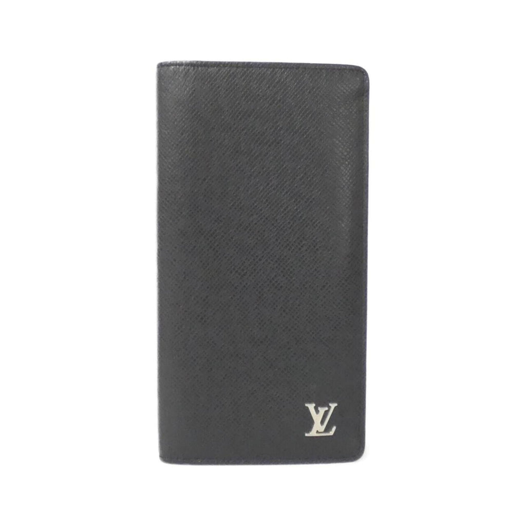 Louis Vuitton Black Leather Long Wallet