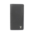 Louis Vuitton Black Leather Long Wallet