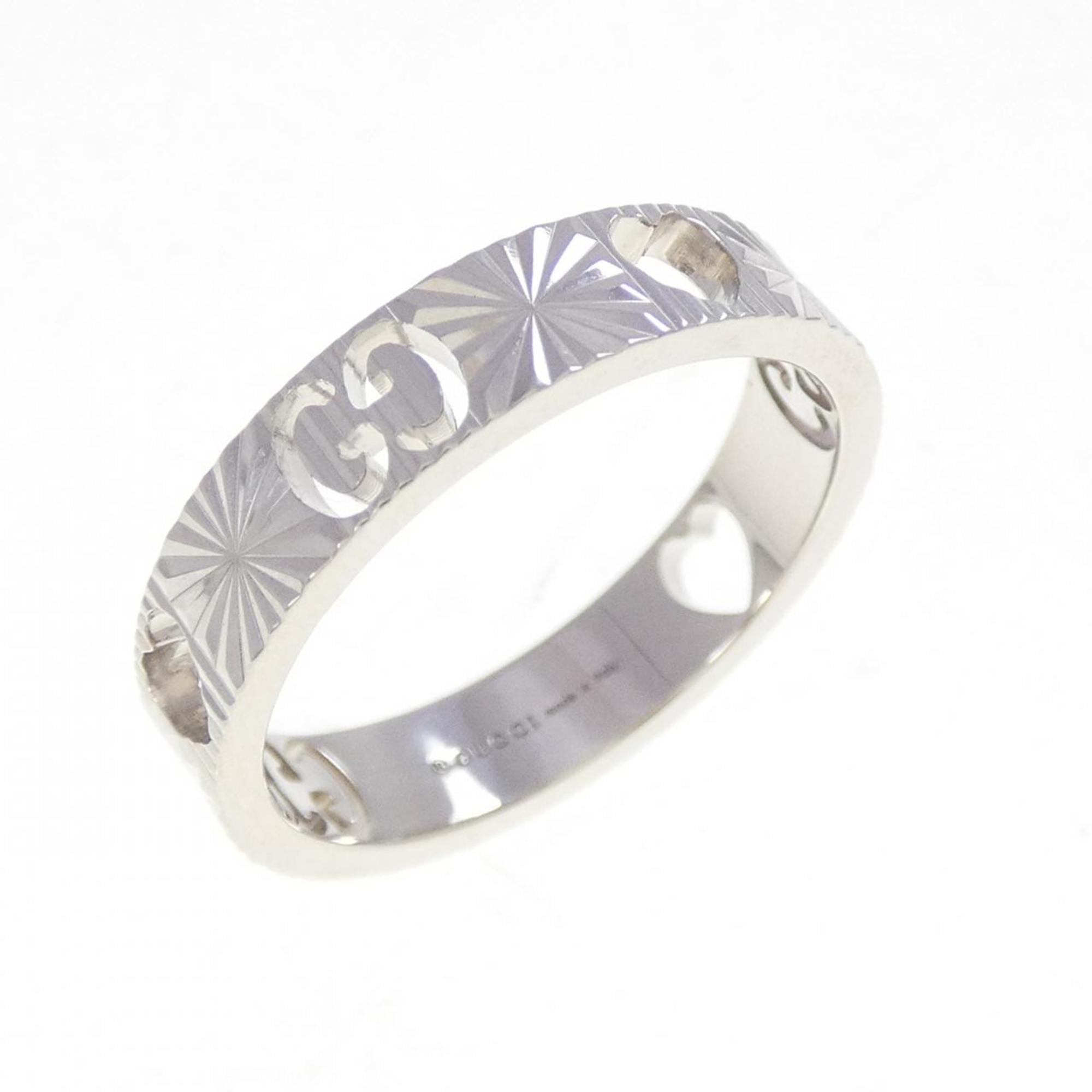 Gucci White Gold White Gold (18K) Band Ring (Pre-Owned)