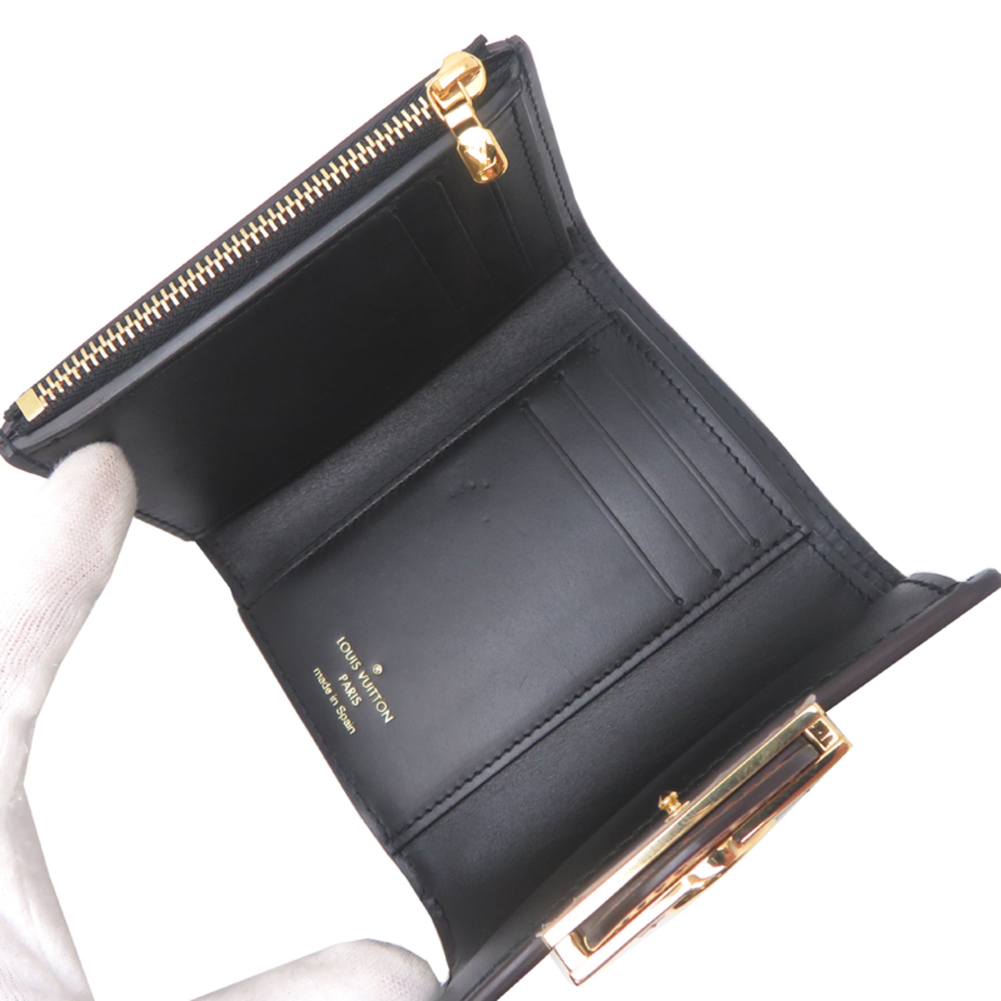 Louis Vuitton Brown Monogram Wallet (Tri-Fold)