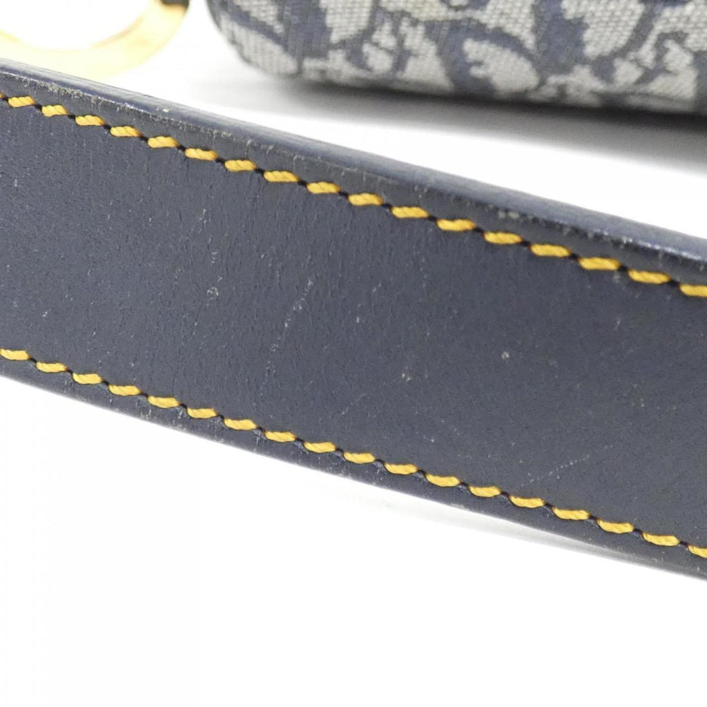 Christian Dior Blue Canvas Shoulder Bag (Pre-Owned)