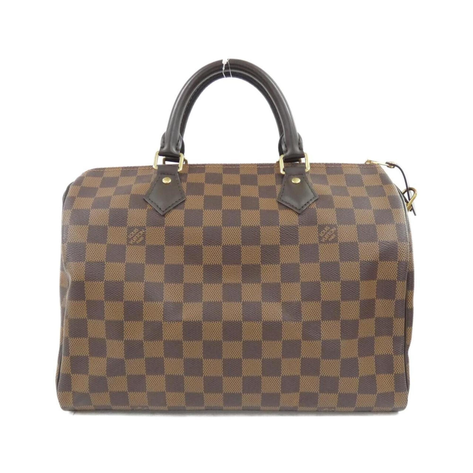 Louis Vuitton Ebene Coated Canvas Boston Bag