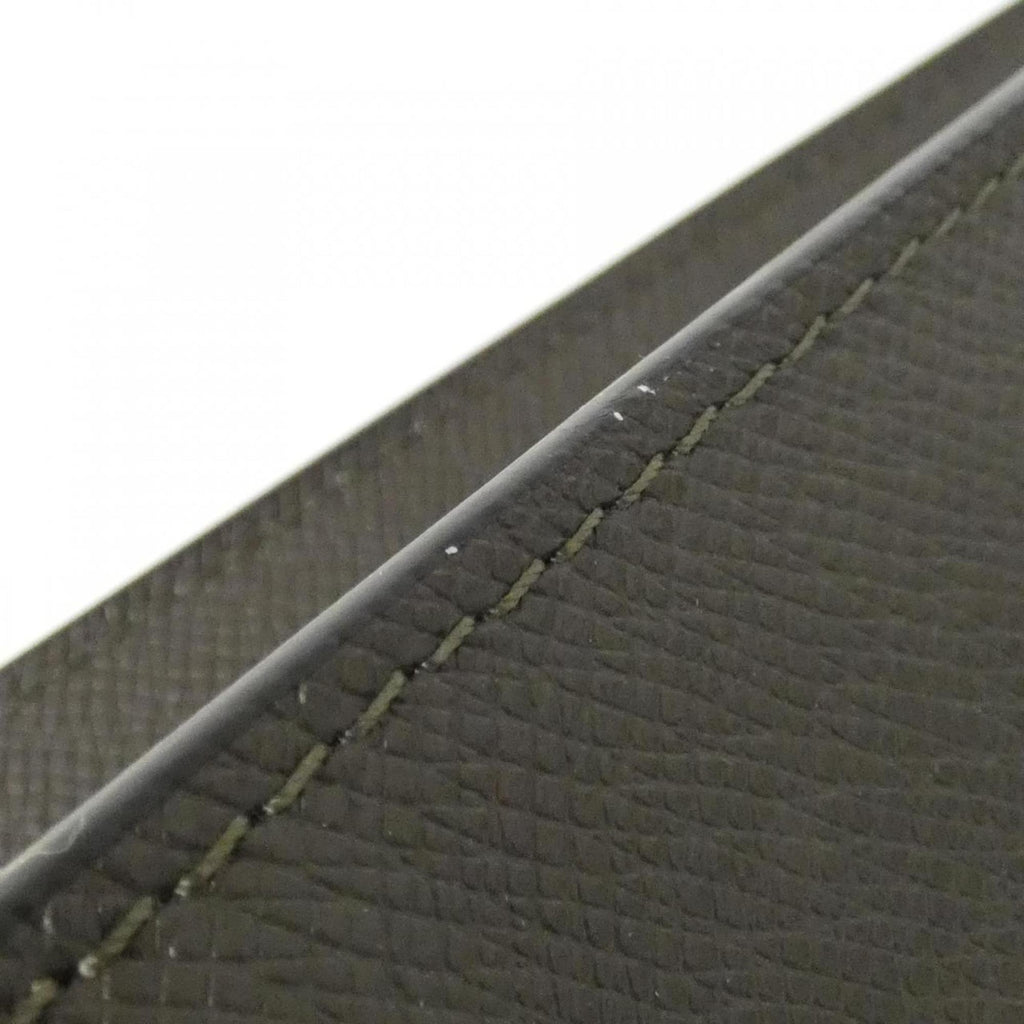 Louis Vuitton Khaki Marron Coated Canvas Leather Handbag