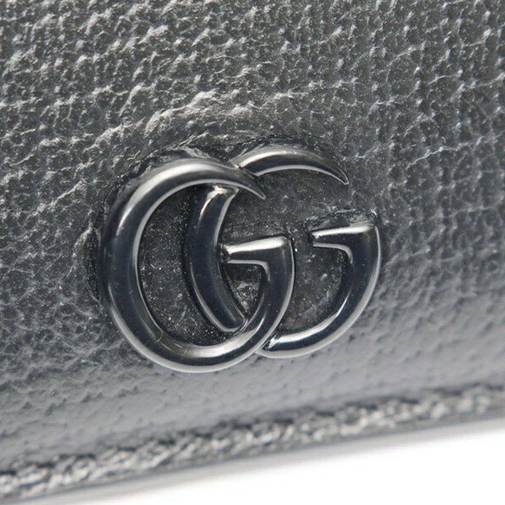 Gucci Black Leather Coin Purse/Coin Case (Pre-Owned)