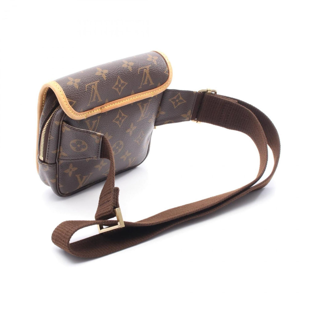 Louis Vuitton Brown Coated Canvas Leather Fanny Pack