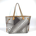 Louis Vuitton Brown Monogram White Monogram Shoulder Bag Tote Bag