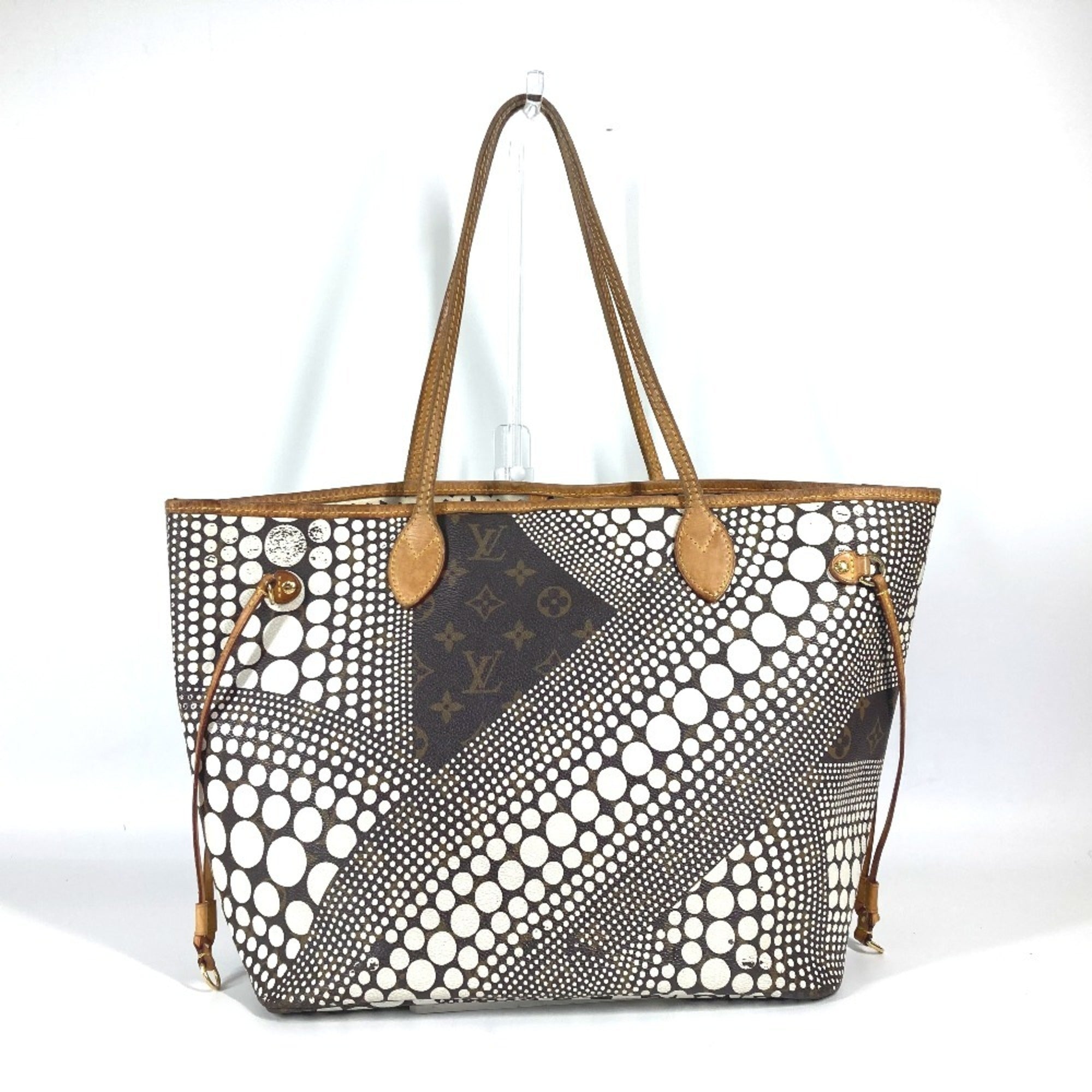 Louis Vuitton Brown Monogram White Monogram Shoulder Bag Tote Bag