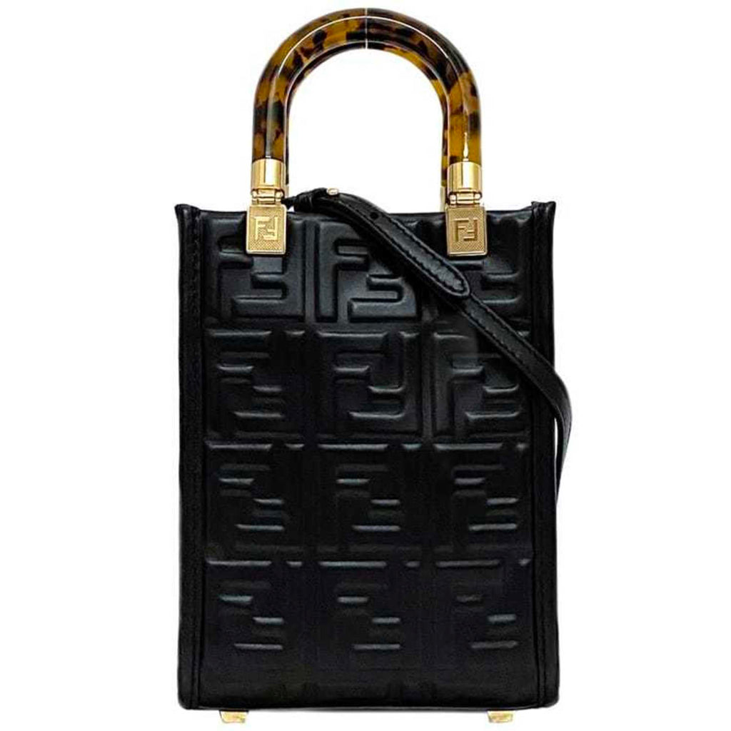Fendi Black Leather Handbag