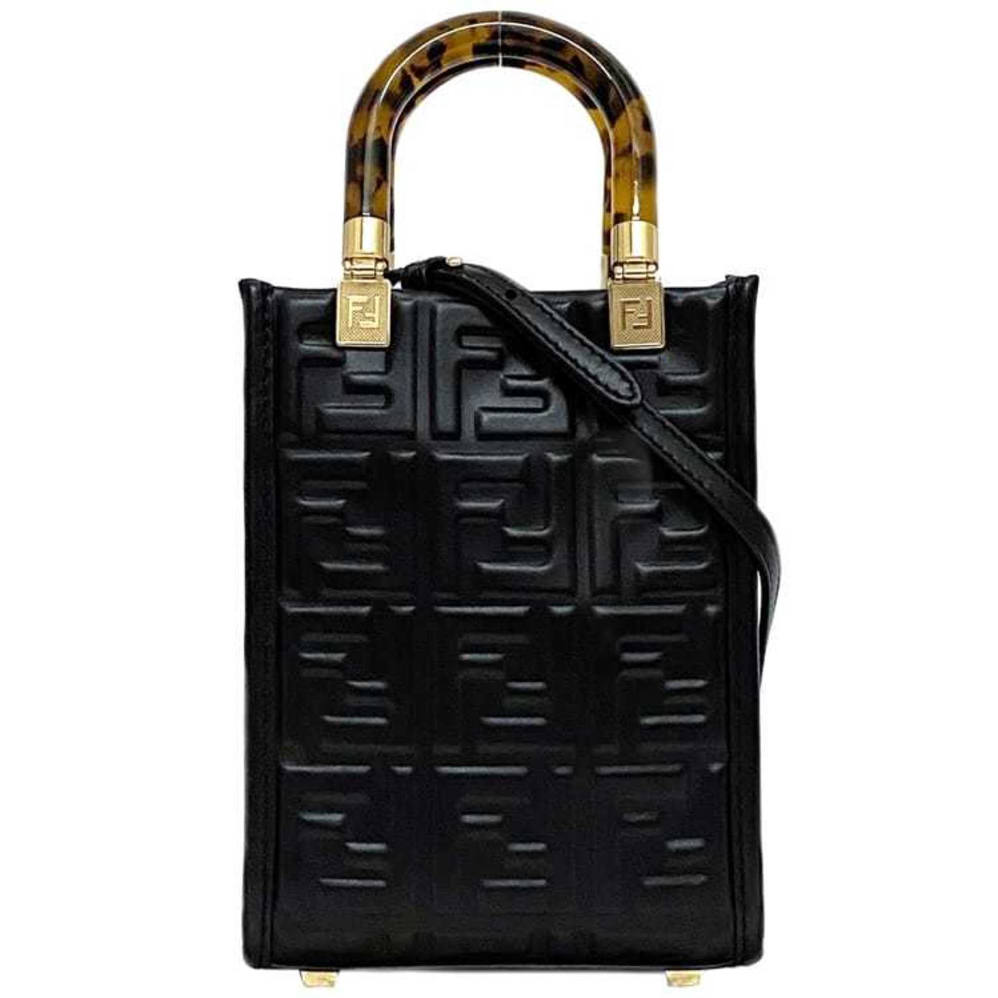 Fendi Black Leather Handbag