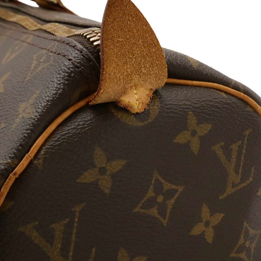 Louis Vuitton Brown Pvc Boston Bag Handbag