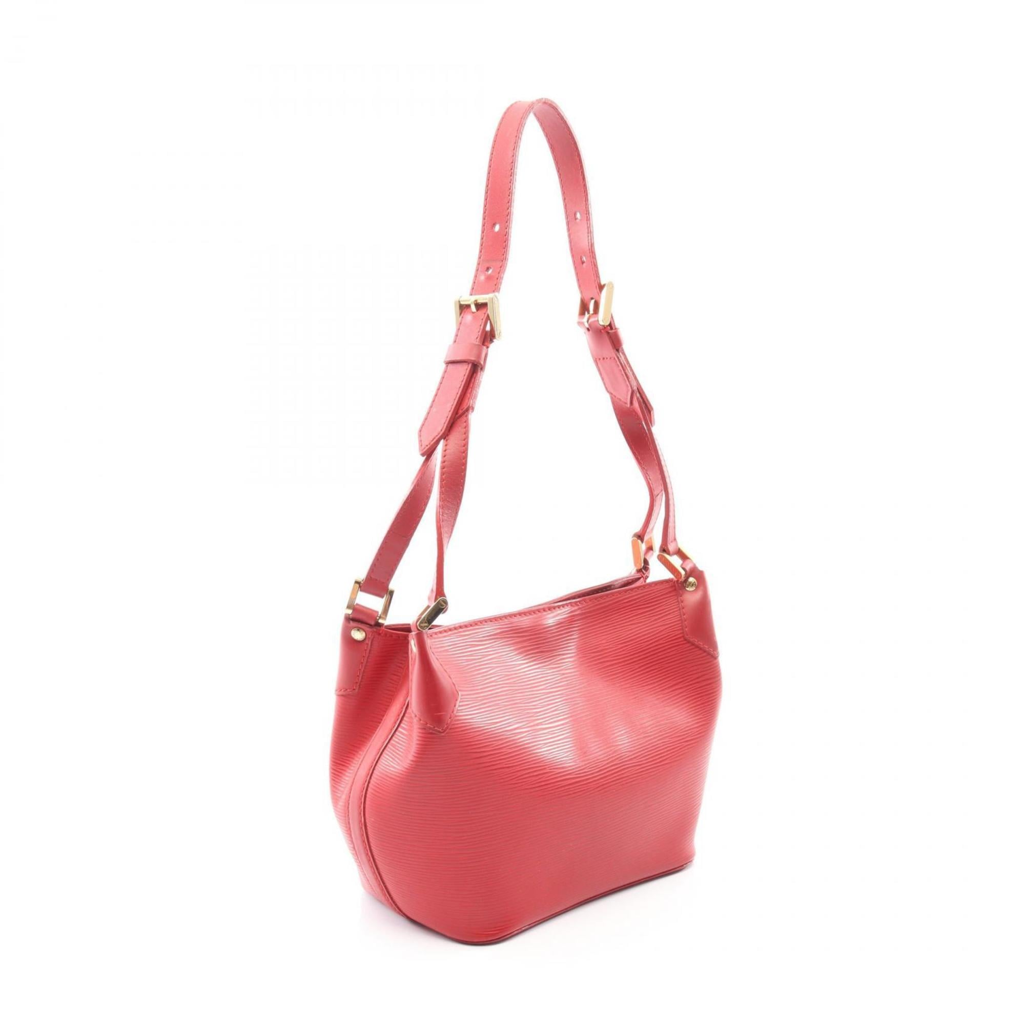Louis Vuitton Red Color Leather Shoulder Bag