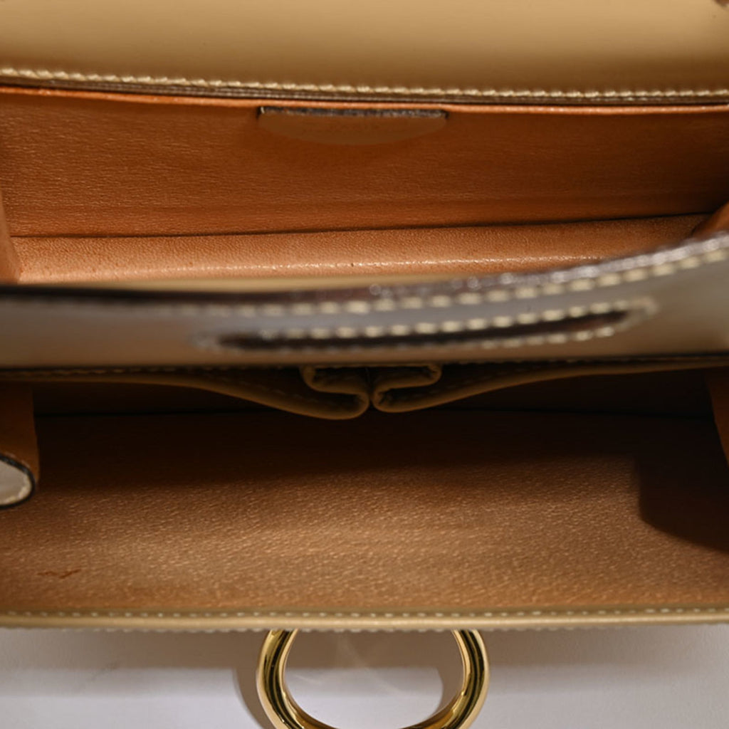 Celine Beige Leather Handbag