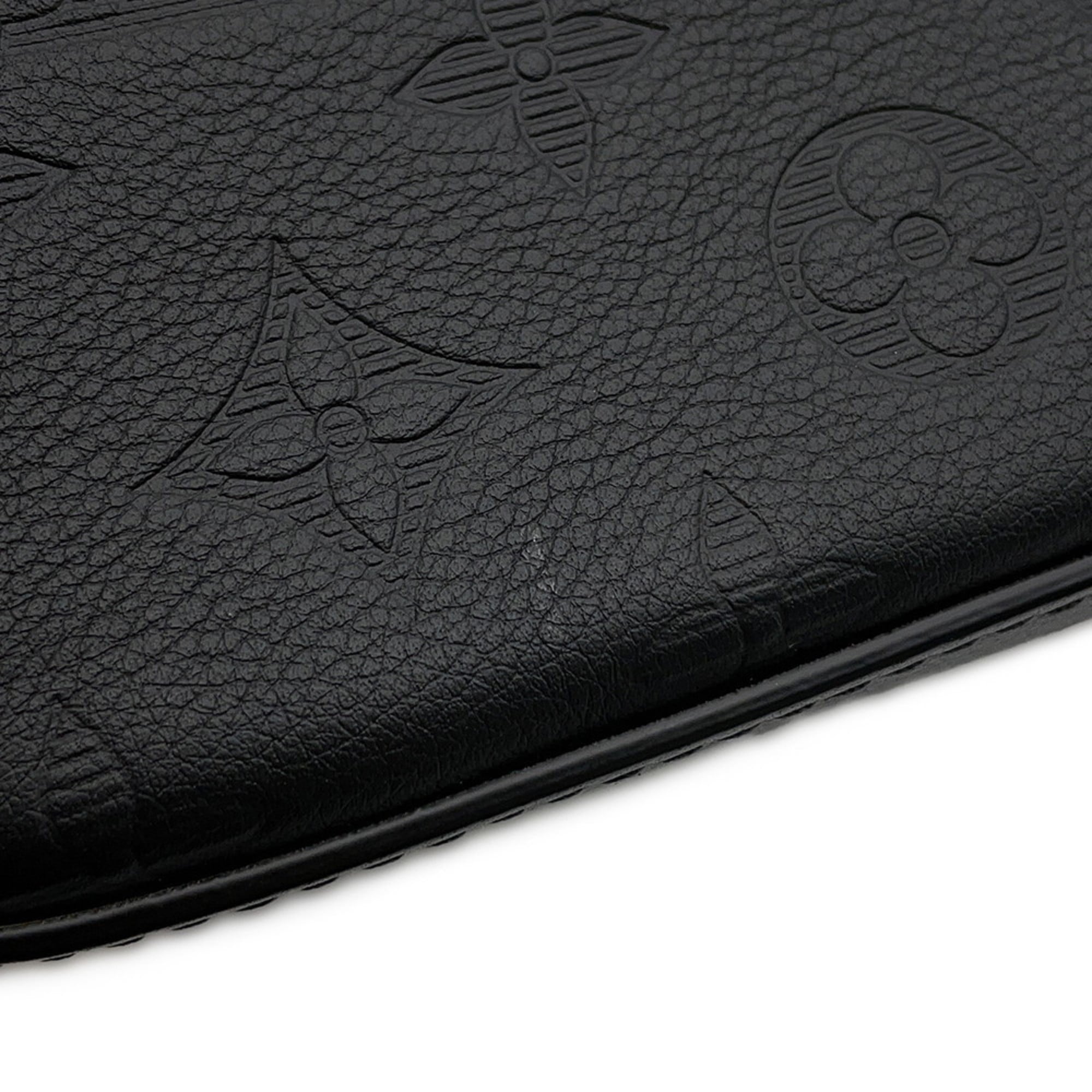 Louis Vuitton Black Noir Monogram Shadow Shoulder Bag
