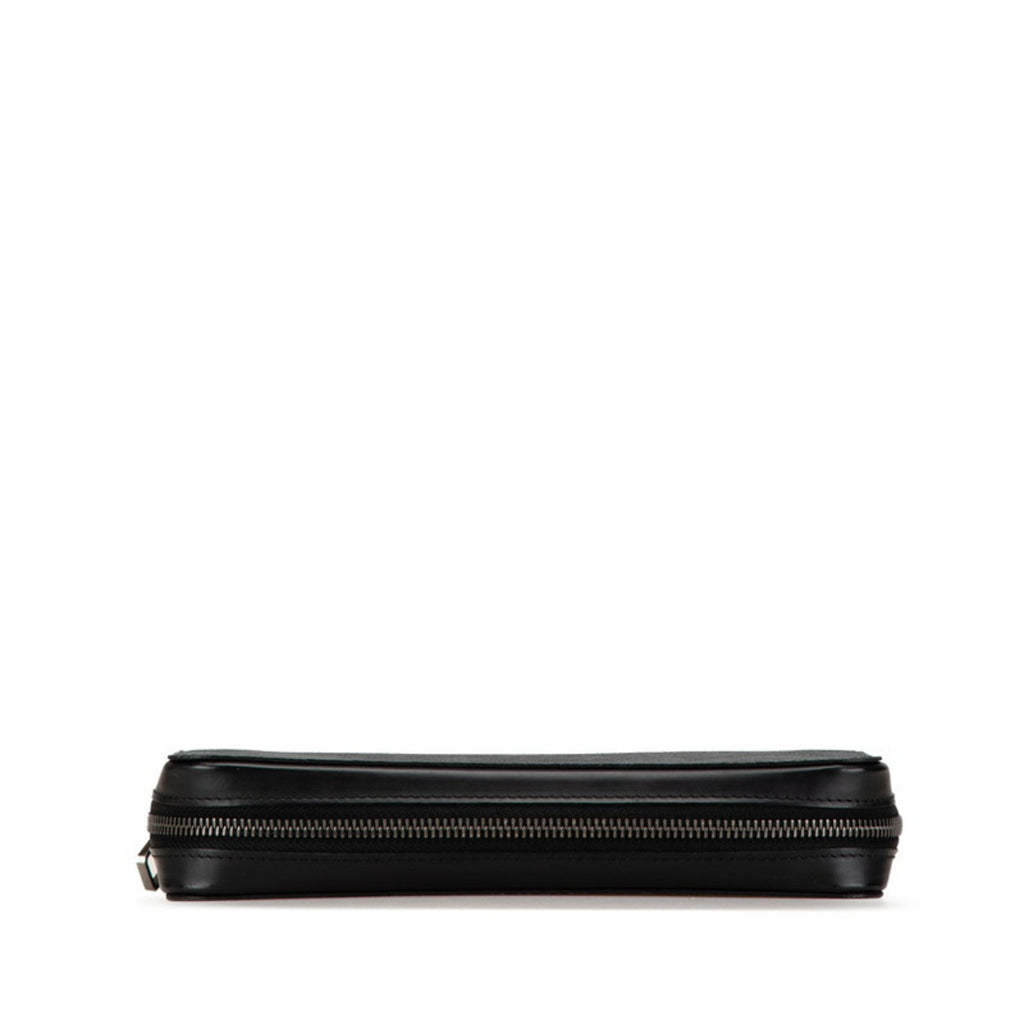 Louis Vuitton Black Pvc Leather Long Wallet
