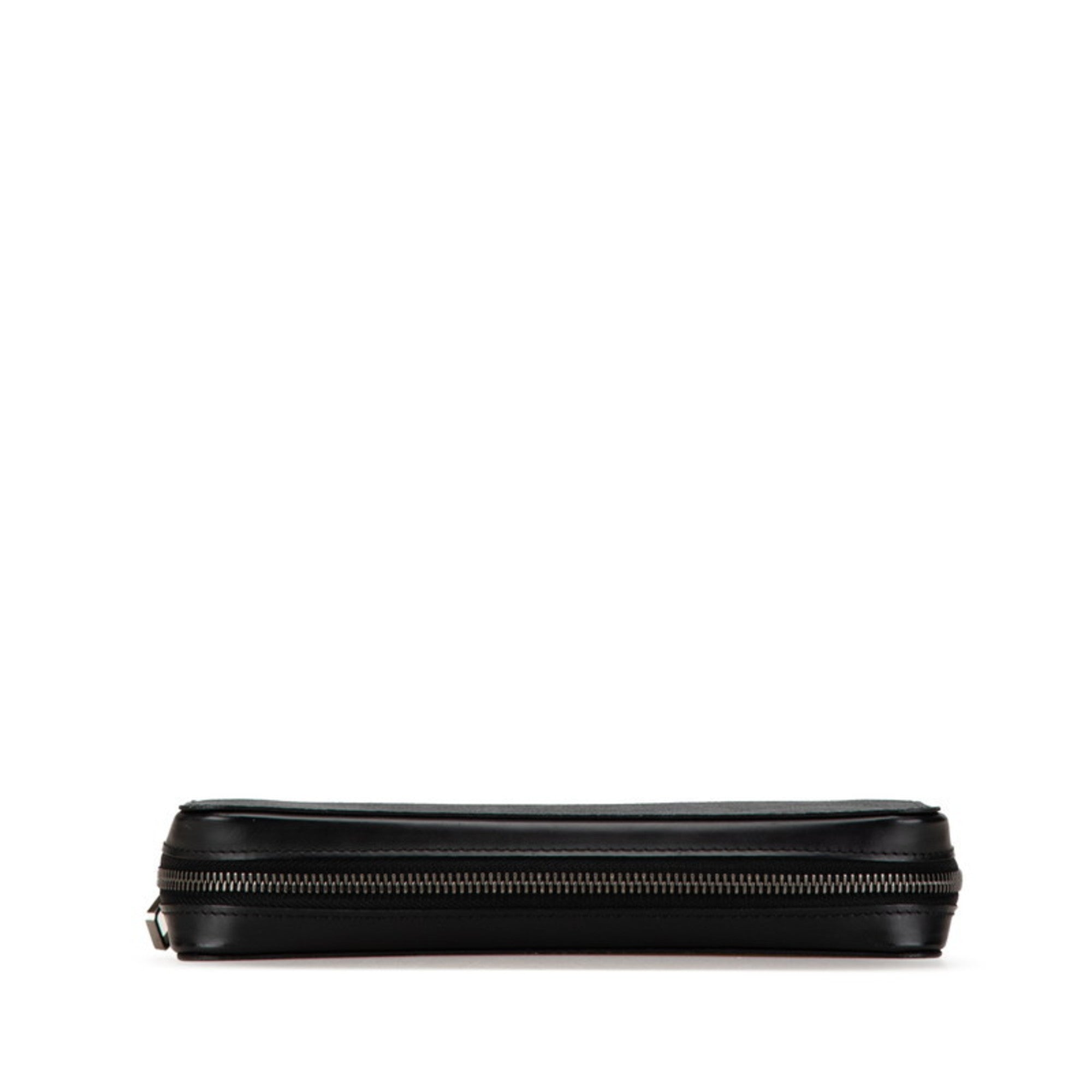 Louis Vuitton Black Pvc Leather Long Wallet
