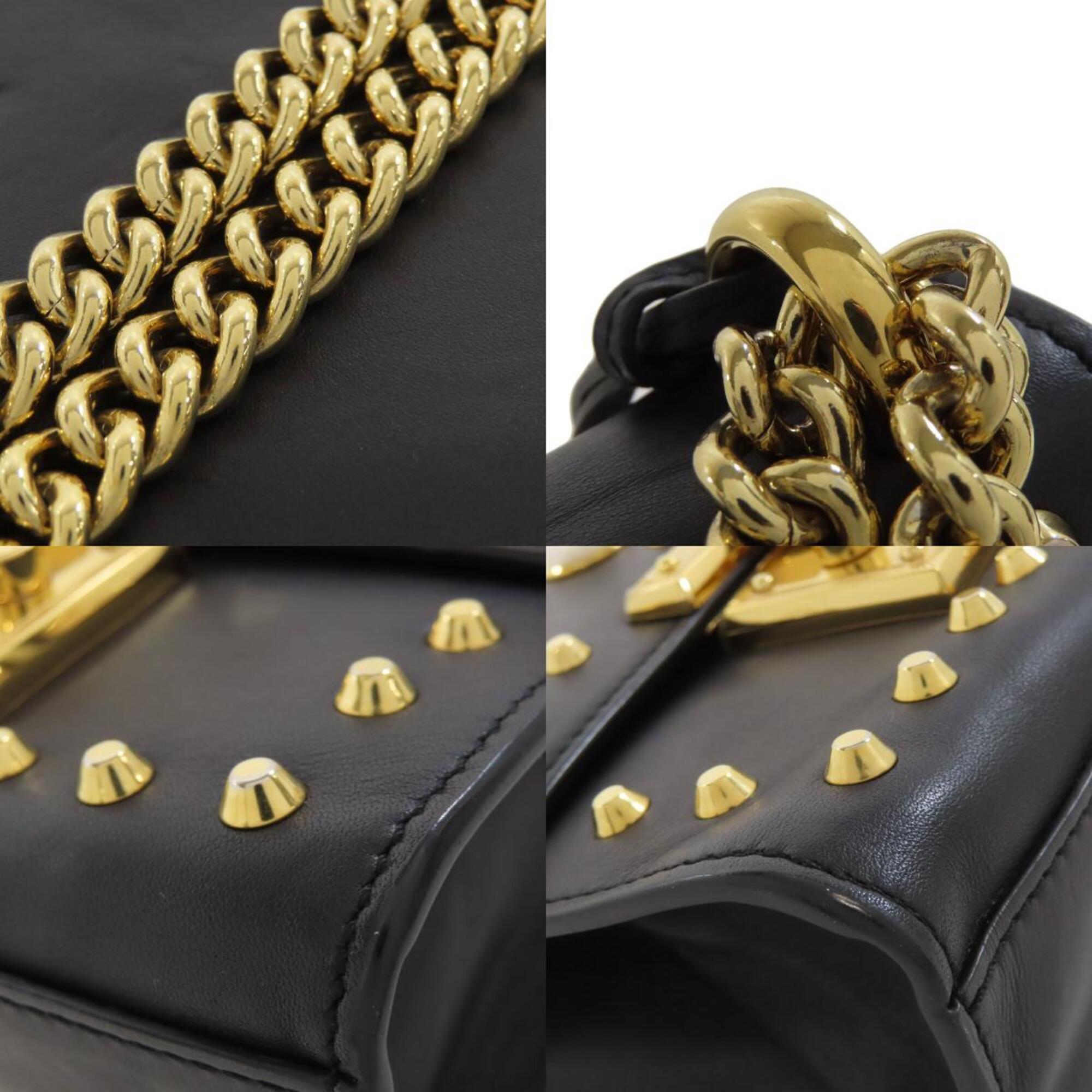 Gucci Black Leather Shoulder Bag (Pre-Owned)