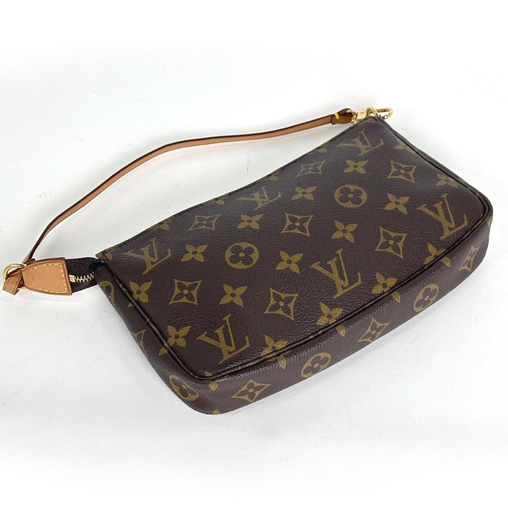 Louis Vuitton Brown Monogram Pochette Pouch