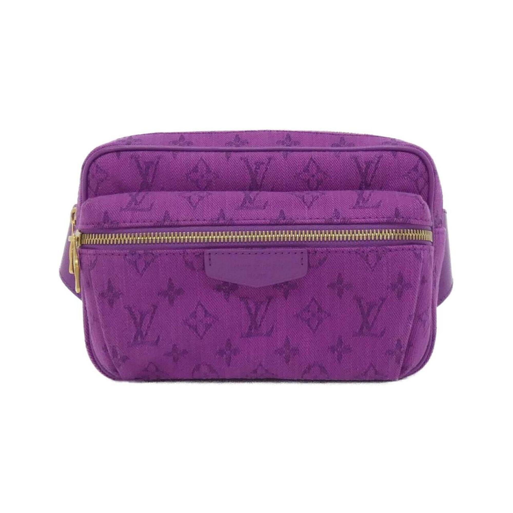 Louis Vuitton Monogram Denim Monogram Violet Monogram Denim Shoulder Bag