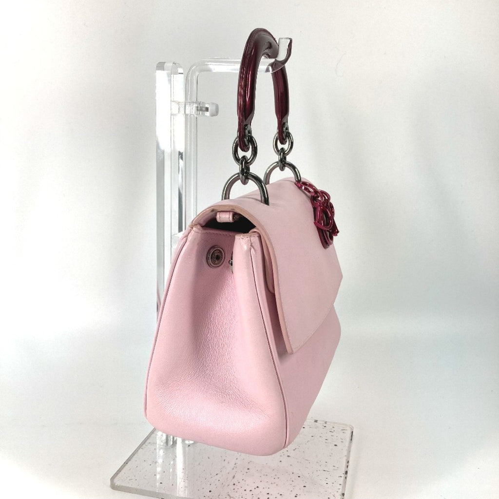 Christian Dior Pink Leather Handbag (Pre-Owned)
