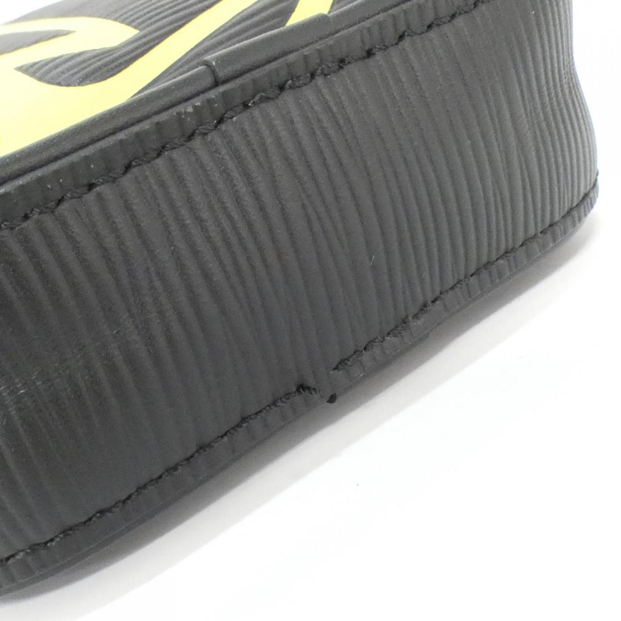 Louis Vuitton Black Jaune Leather Shoulder Bag