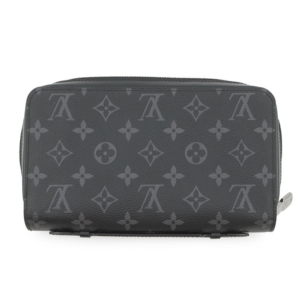 Louis Vuitton Monogram Eclipse Black Noir Monogram Eclipse Long Wallet