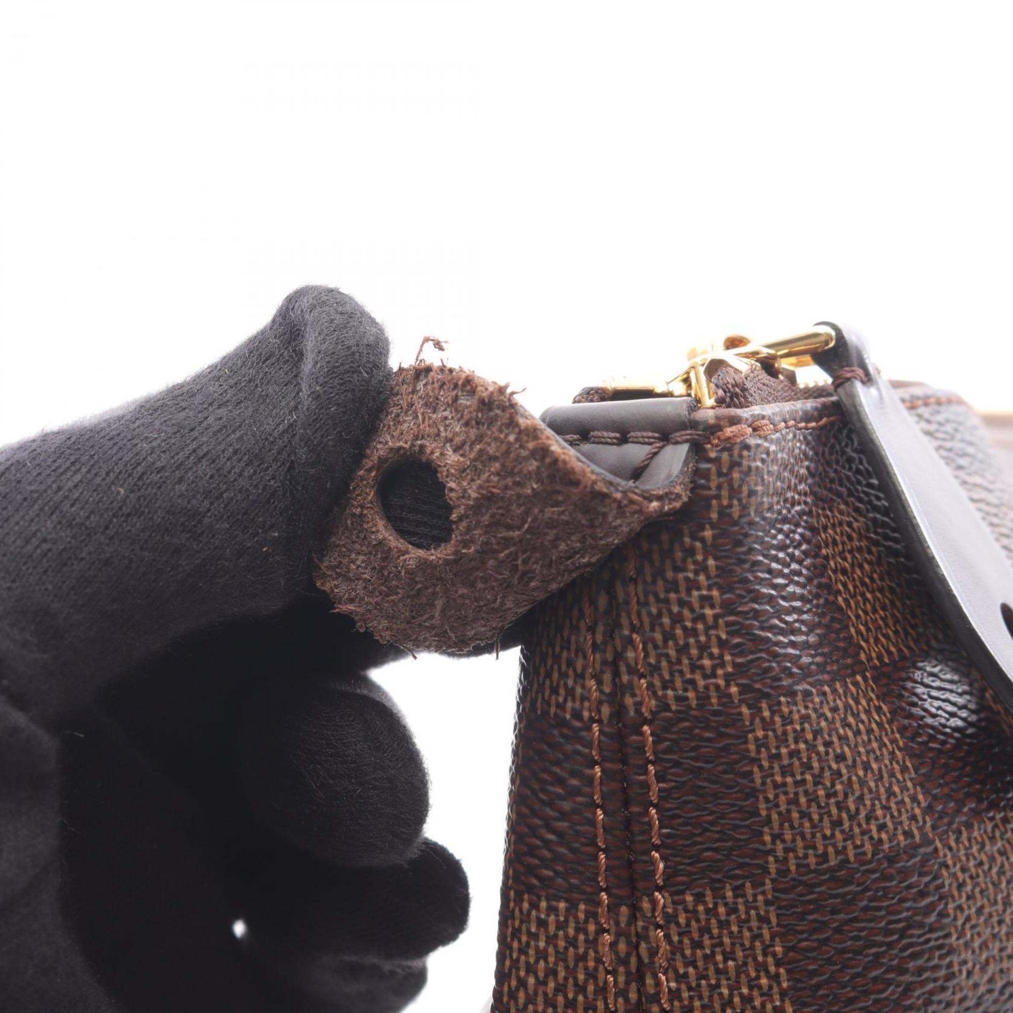 Louis Vuitton Brown Coated Canvas Pvc Leather Tote Bag