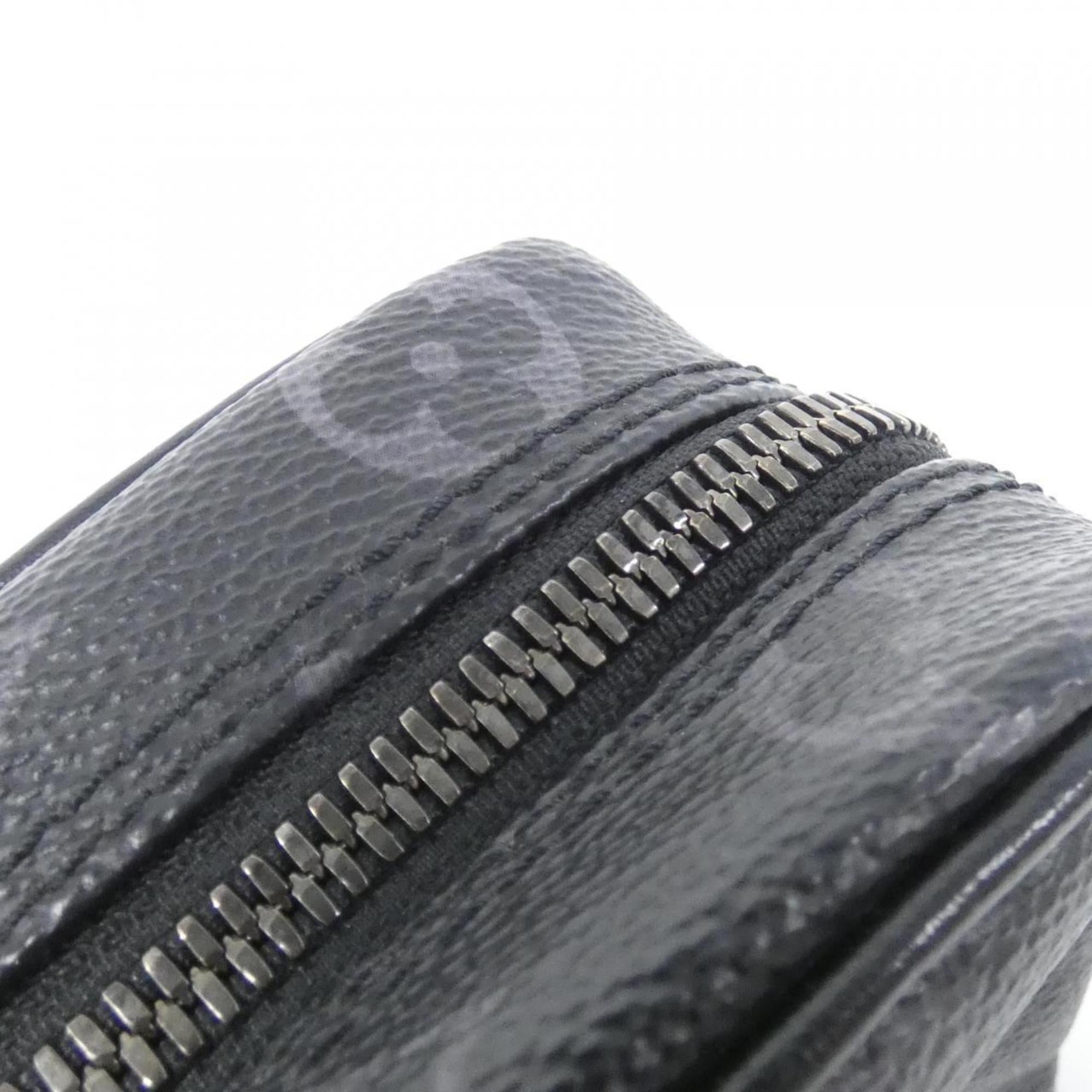 Louis Vuitton Black Coated Canvas Pouch