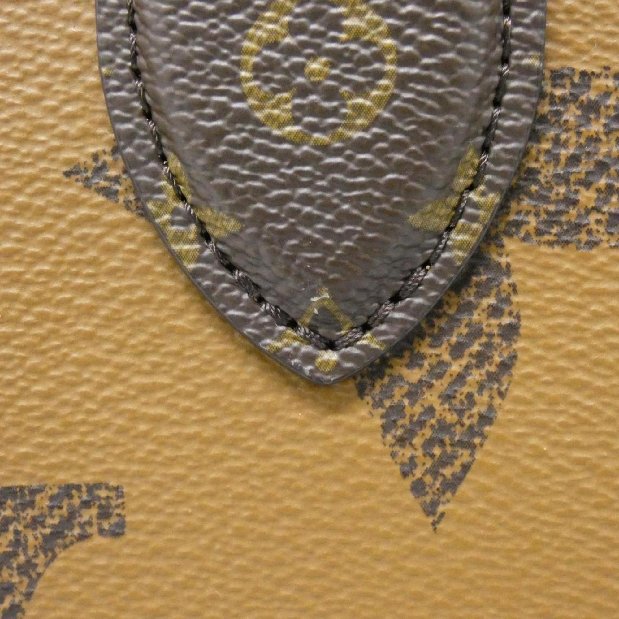 Louis Vuitton Marron Coated Canvas Handbag