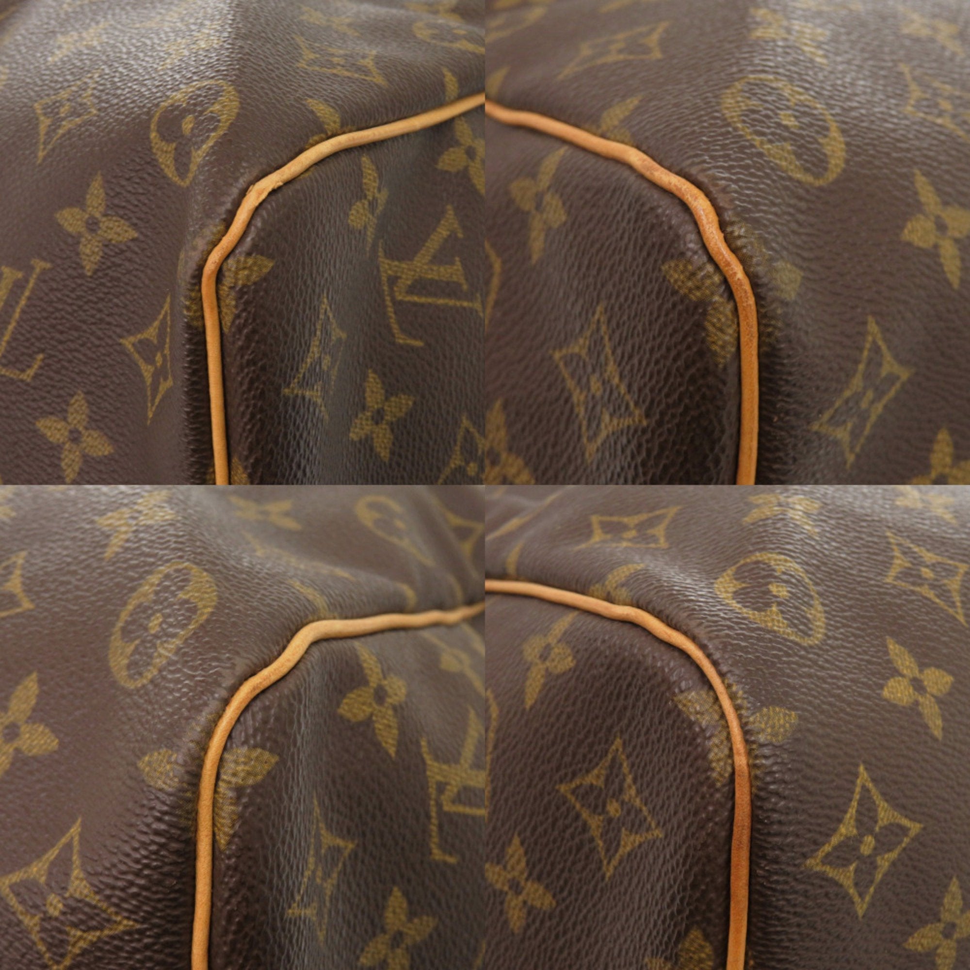 Louis Vuitton Brown Monogram Canvas Boston Bag
