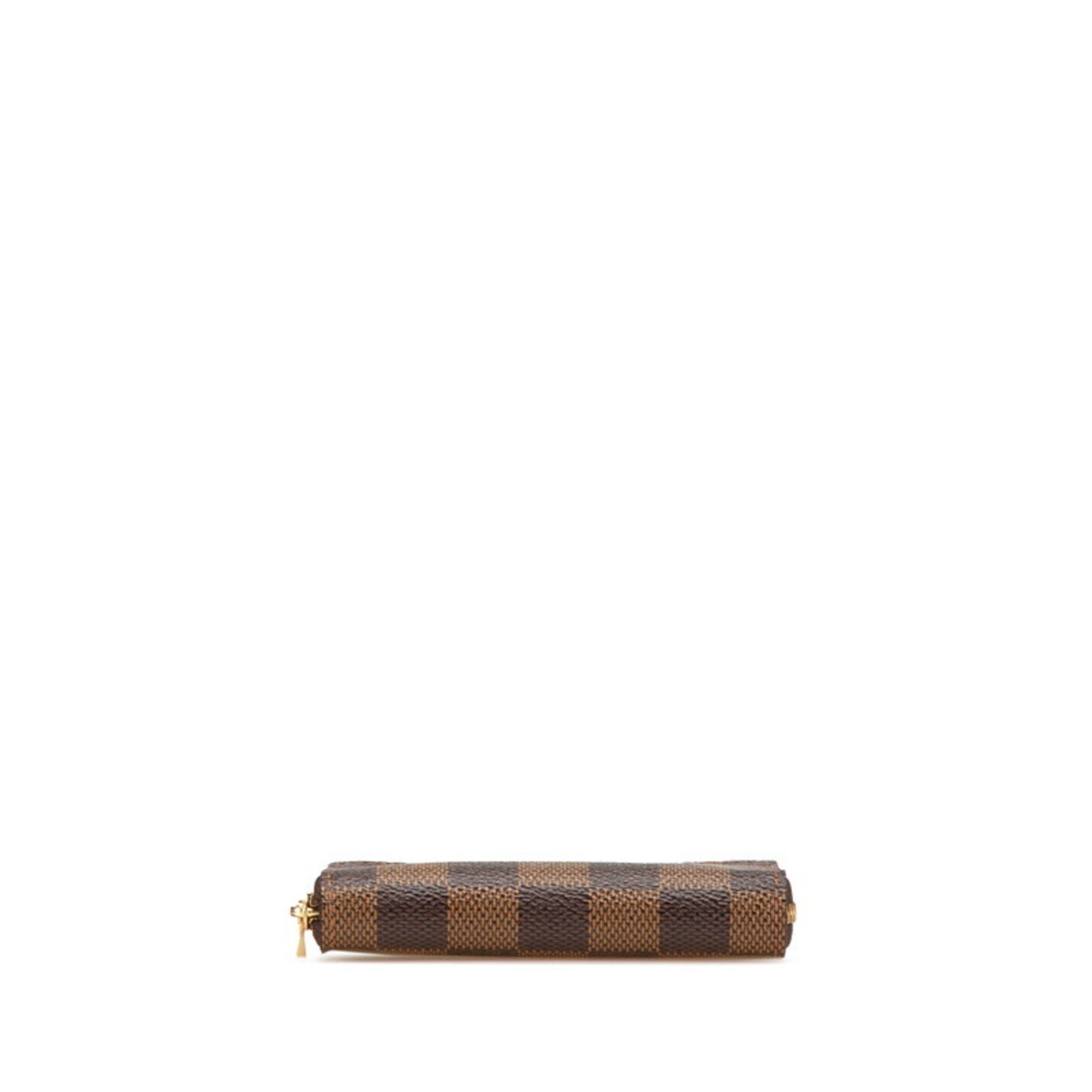 Louis Vuitton Brown Pvc Leather Coin Purse/Coin Case