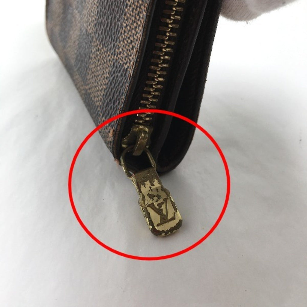 Louis Vuitton Damier Brown Damier Canvas Wallet
