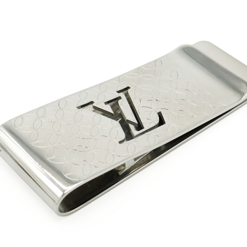 Louis Vuitton Silver Stainless Steel Money Clip