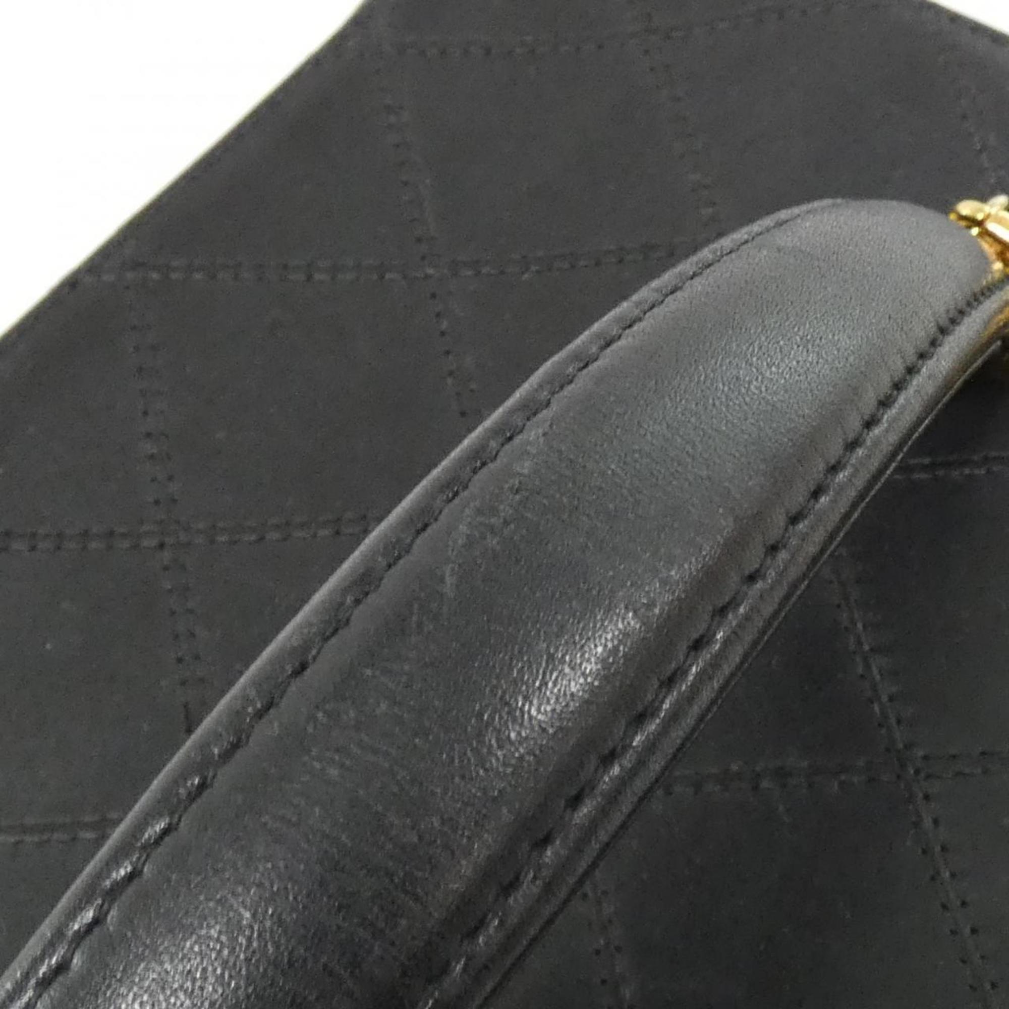 Chanel Black Leather Handbag
