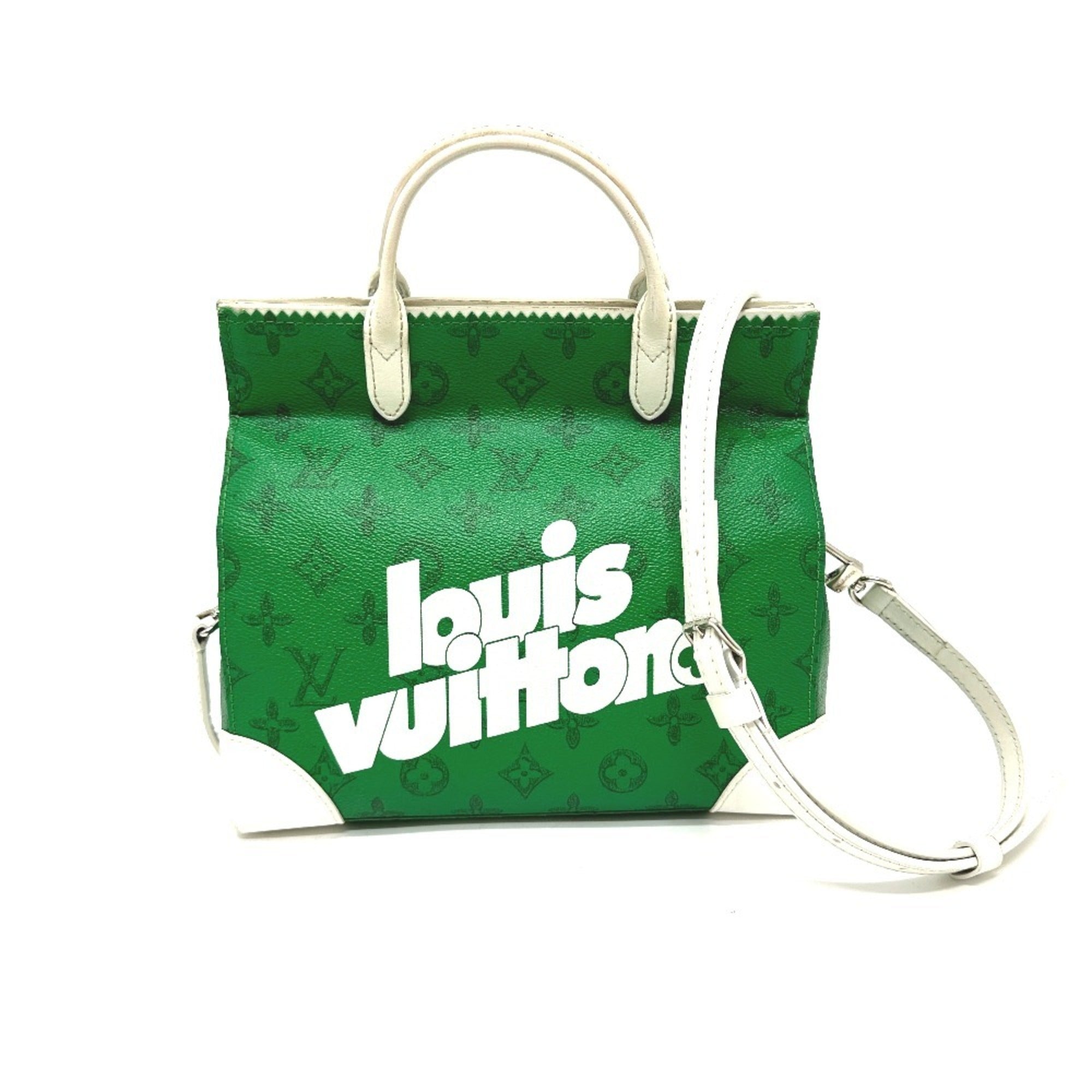 Louis Vuitton Green Monogram Handbag
