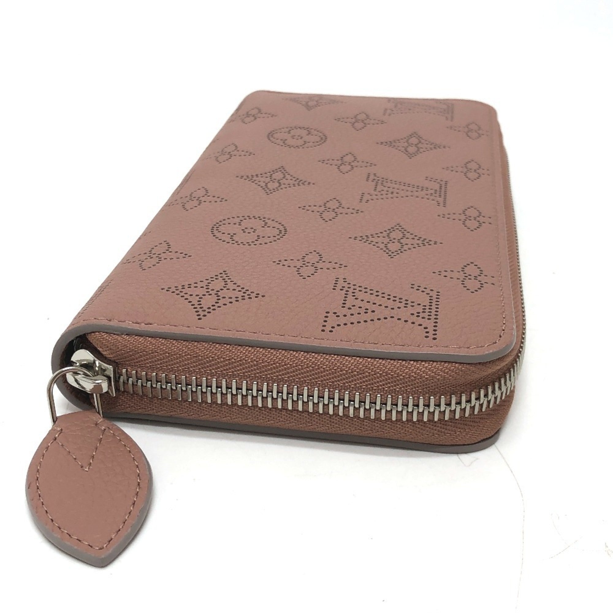 Louis Vuitton Mahina Pink Mahina Leather Long Wallet