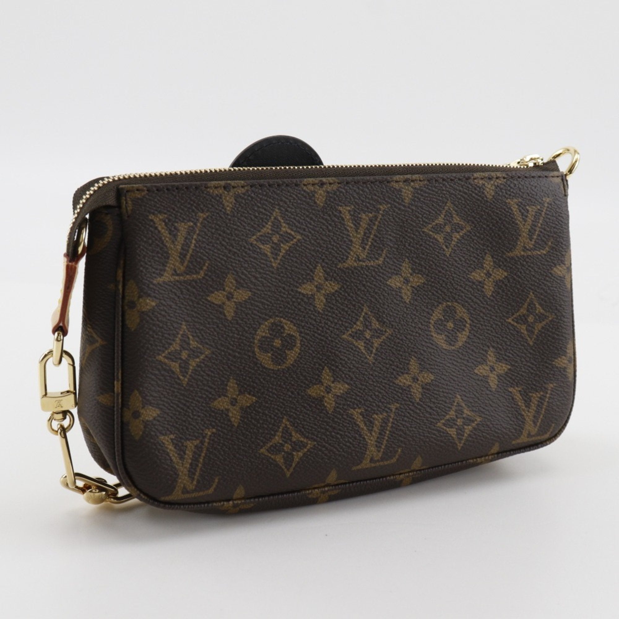 Louis Vuitton Brown Monogram Canvas Pochette Shoulder Bag