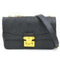 Louis Vuitton Noir Monogram Empreinte Shoulder Bag