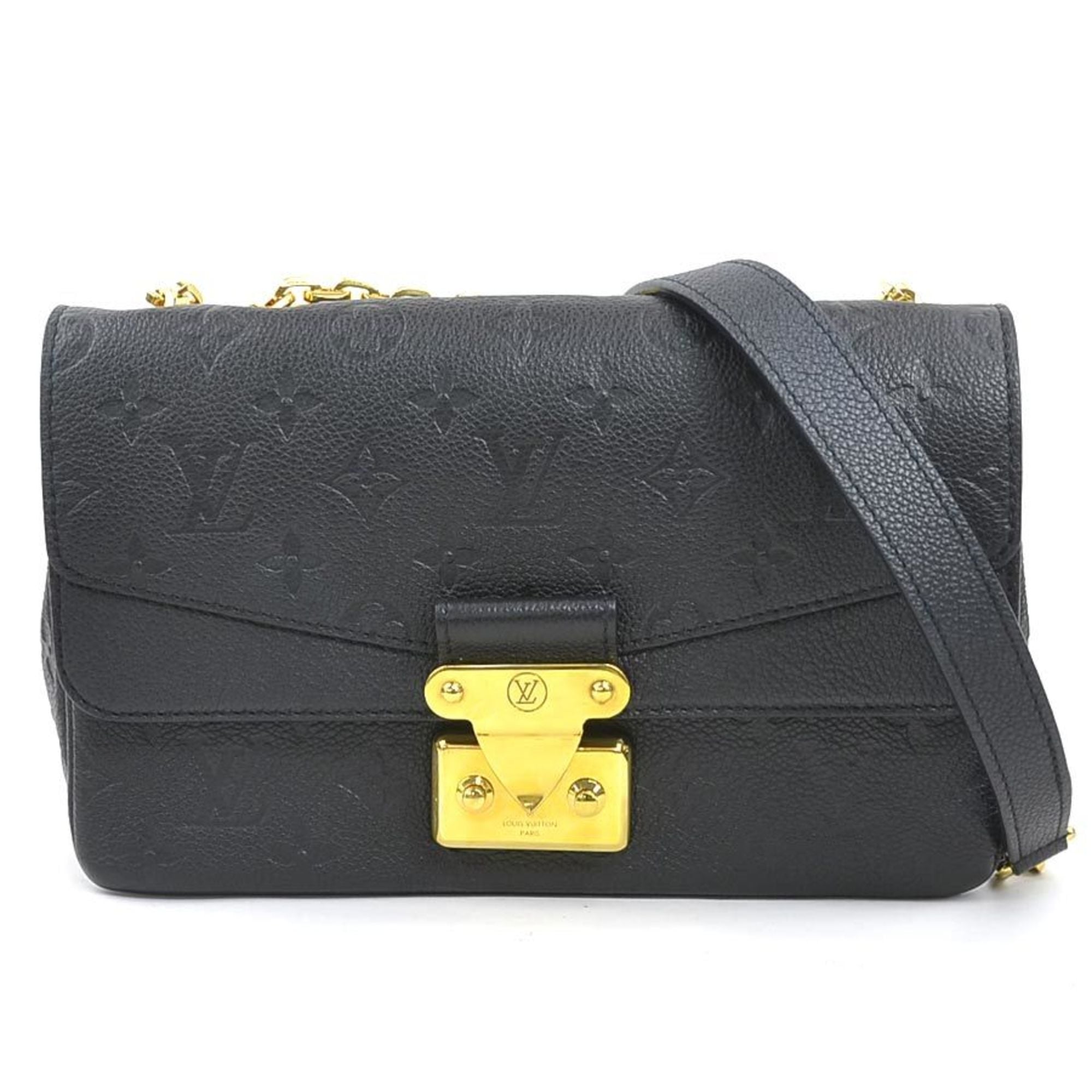 Louis Vuitton Noir Monogram Empreinte Shoulder Bag