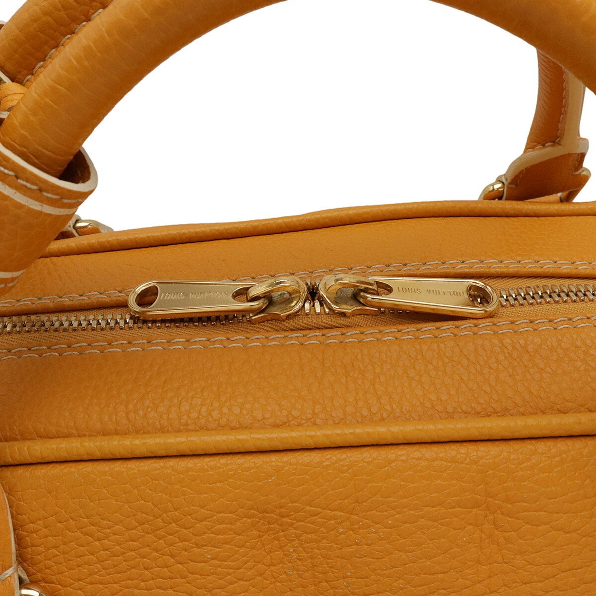 Louis Vuitton Jaune Leather Boston Bag