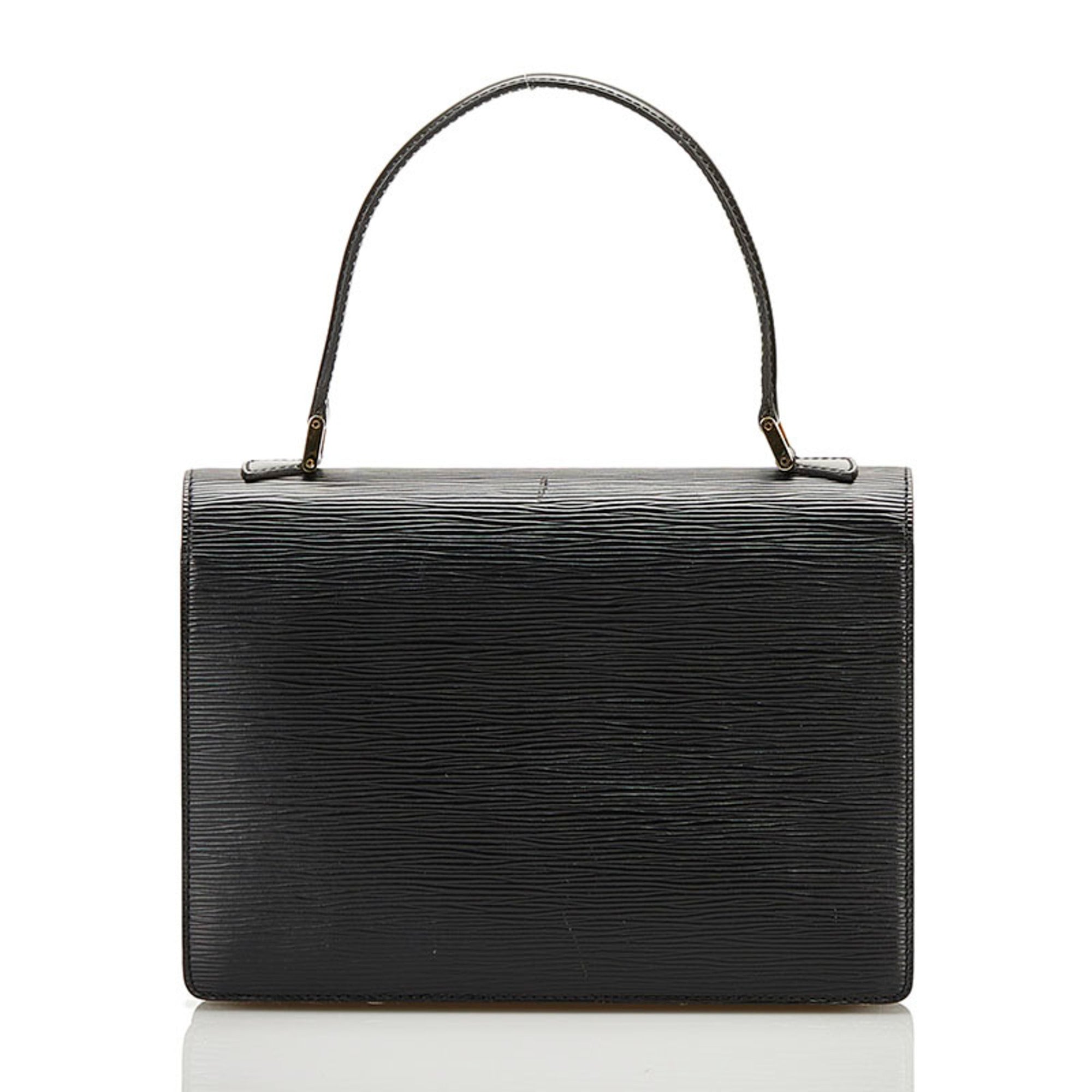 Louis Vuitton Black Noir Leather Handbag